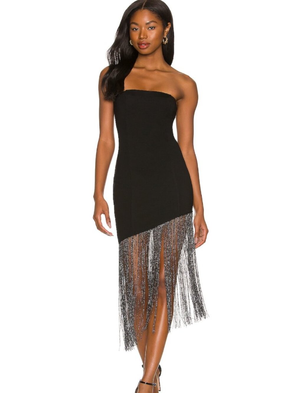 Cleo Strapless Dress in Black